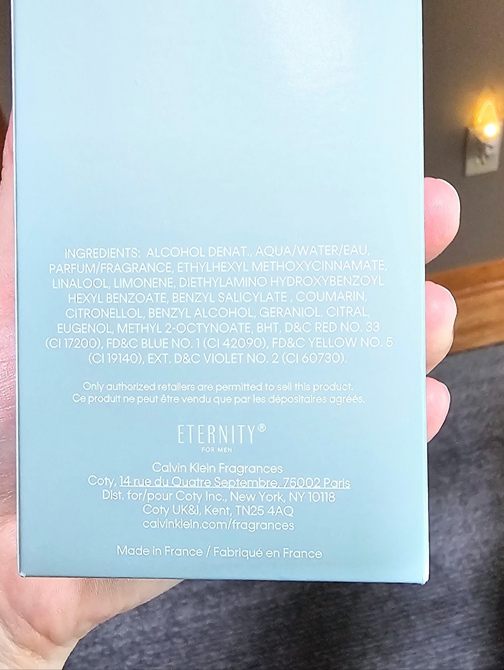Calvin Klein Eternity Cologne - Picture 3 of 3
